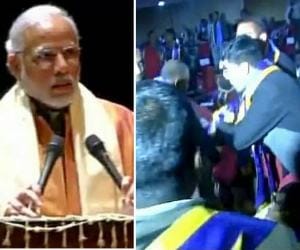 PM modi speech in BBAU lucknow
