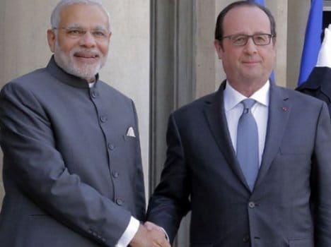 french president francios hollande and narendra modi chandigarh visit