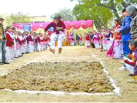 Sarita first in race and long jump