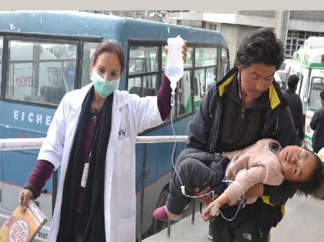 flight for injured child 