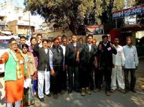 The demonstration by lawyers