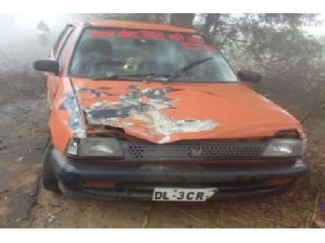 four Vehicle Clash,two injured