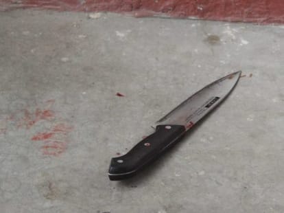 lover murdered his girlfriend, then surrender in police station.