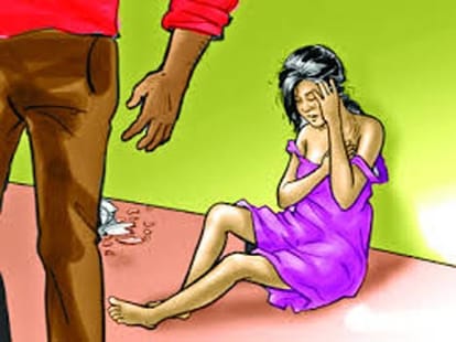 man beaten badly and woman made naked in jhansi