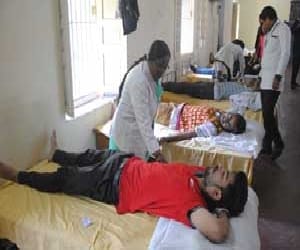 IMA blood donation camp.