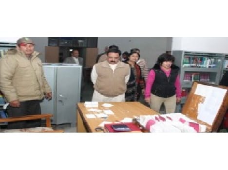 national council team inspection Indira gandhi university, merpur