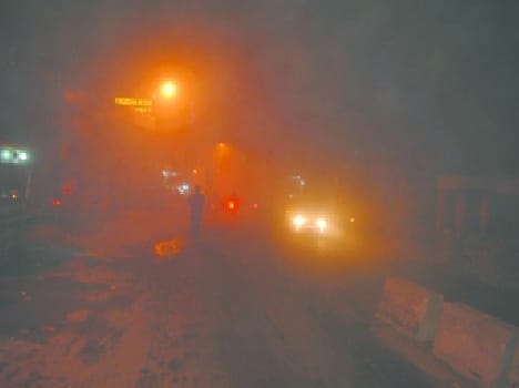 weather grew cold