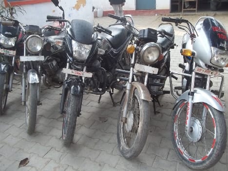 Recovered five stolen bike , one arrested