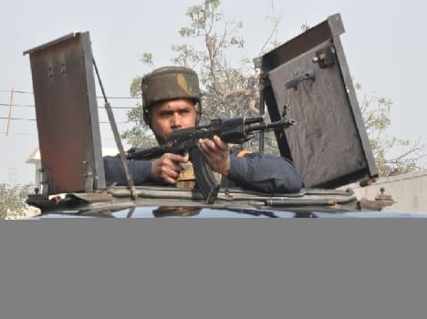 mockdrill at janmsthan