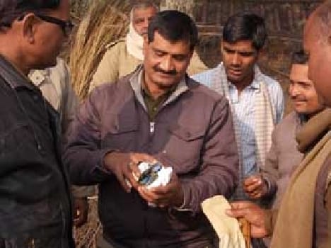 Balloon was found in the field 