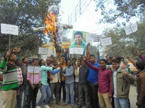 Effigy burning 