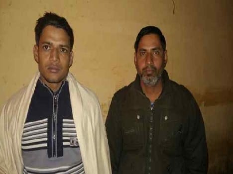 Two criminals arrested. 