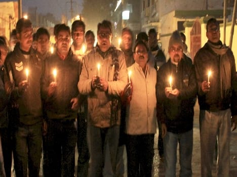 Congressman pulled Candle March Centre whipped