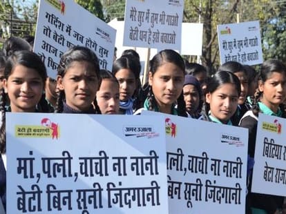 sex ratio improved in una distt of himachal pradesh.