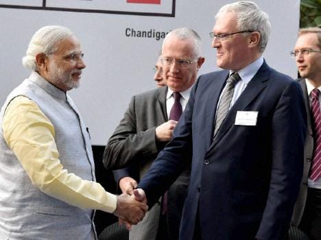 MOU signed in france and india for smart city project
