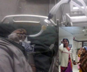 A patient died after operation.