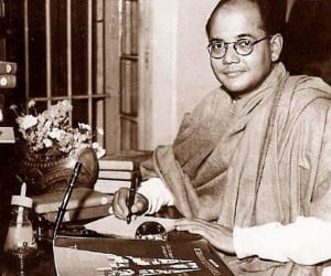 Netaji with whom stand today?
