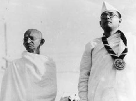 Mahatma Gandhi about netaji subhash chandra bose