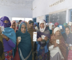 Stones and firing for the panchayat polls.