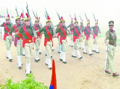 Rehearsals for Republic Day Parade