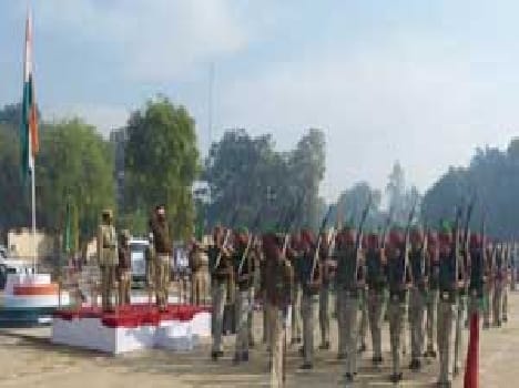 The rehearsal for the parade