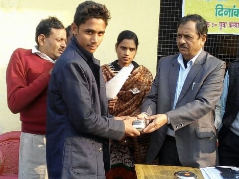 ajay beacame winner in 100 meter