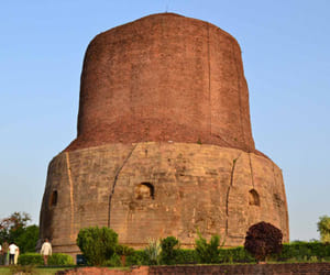 dhamekh stupa demolishing day by day