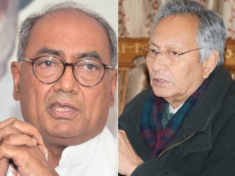 digvijay singh and major Vijay Singh Mankotia soon to be samdhi.