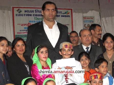 khali said that voting is very important for all people.