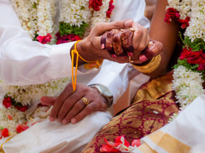  bride ran away with her lover.