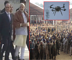 With 3 thousand soldiers, monitor VVIP security by drones