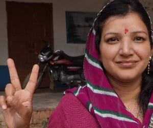8th pass sunita defeat mba pass bride at panchayat election