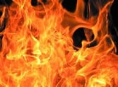 Suspicious circumstances Woman burnt dead