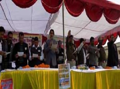 Administered oath to vote