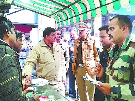 Army and Air Force in the area close watch