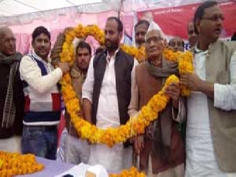  prevented from laying the foundation stone