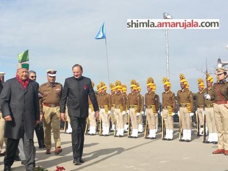 republic day celebration at shimla ridge.