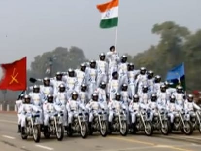 India celebrating it's 67th repubic day, security tighten