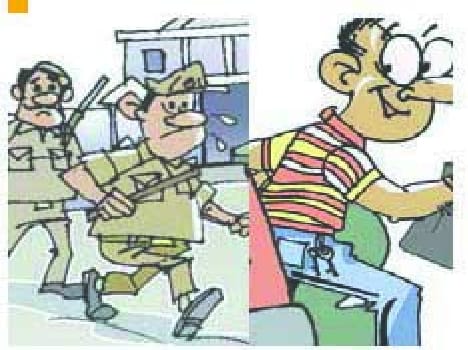 action against three 