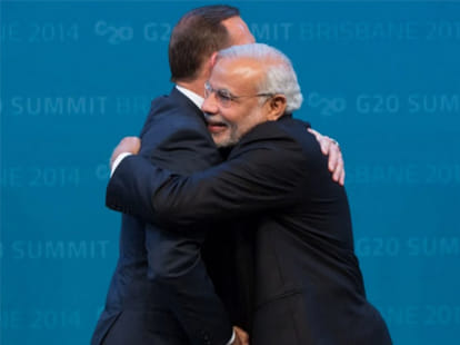 Narendra Modi Won't Stop Hugging World Leaders no matter how awkward it is.