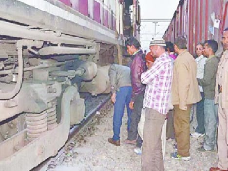 Burning express train links from being saved