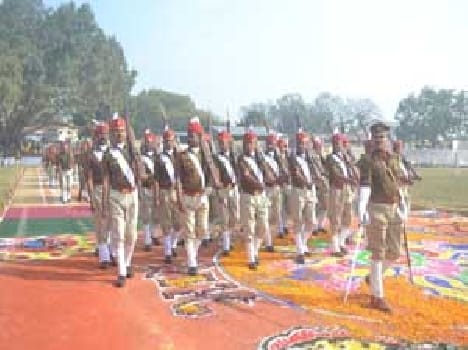 Republic Day program in Jilebr