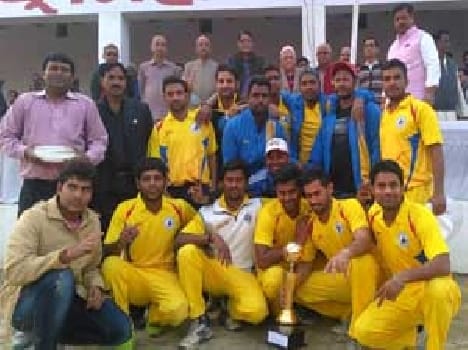 Tiwari Cricket Club champion