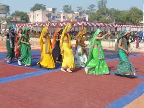 Republic Day flag waved gracefully