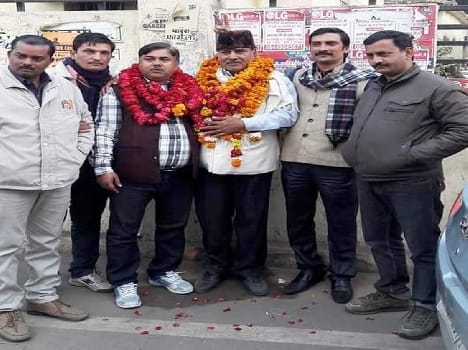 Shiv Kumar, president, became the general secretary Rkshpal