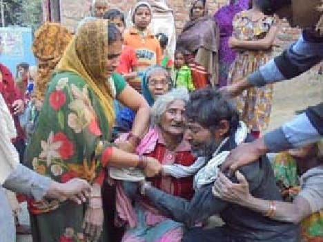Tractor crushed two children , death