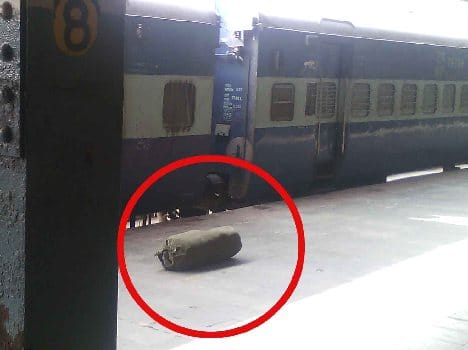 suspicious bag found in dhaulapur express on pathankot railway station