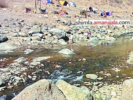 blood from slaughter house flowing into Giri river, water supply to shimla.
