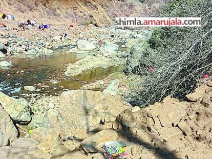 blood from slaughter house flowing into Giri river, water supply to shimla.