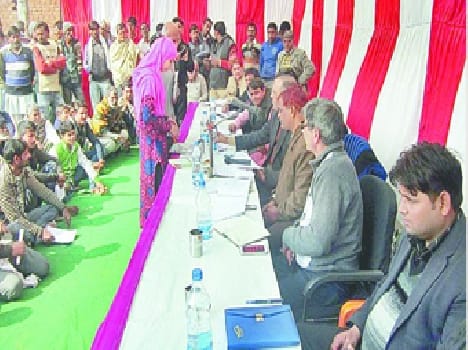 Tank in the village, but not water in homes